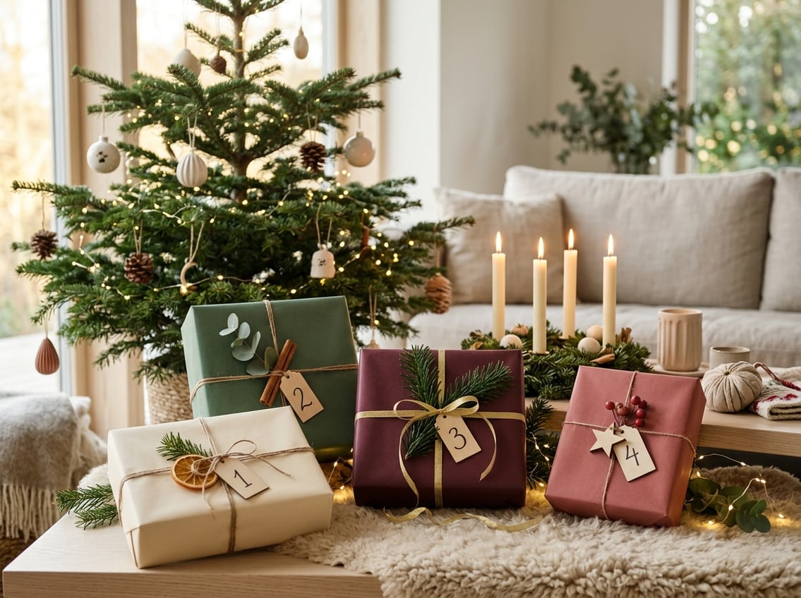 Gør adventsgaverne til en del af julens dekoration